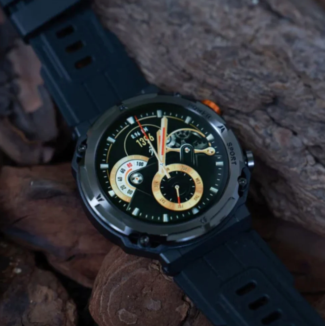 Reloj Inteligente Carbon Rover FD68 Impermeable