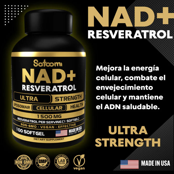 NAD + resveratrol - Compra 1 y lleva 2!
